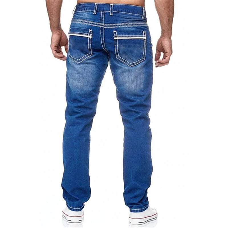 New Men's Double Line Jeans