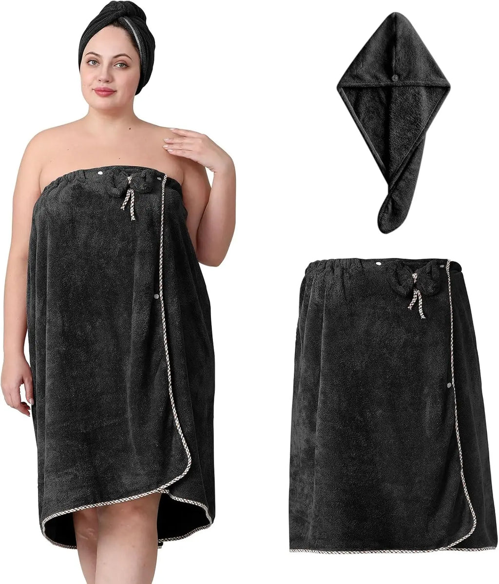 Plus Size Towel Wrap