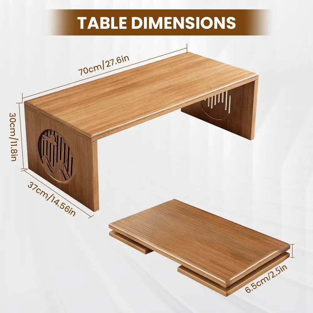 Compact Japanese Folding Floor Table