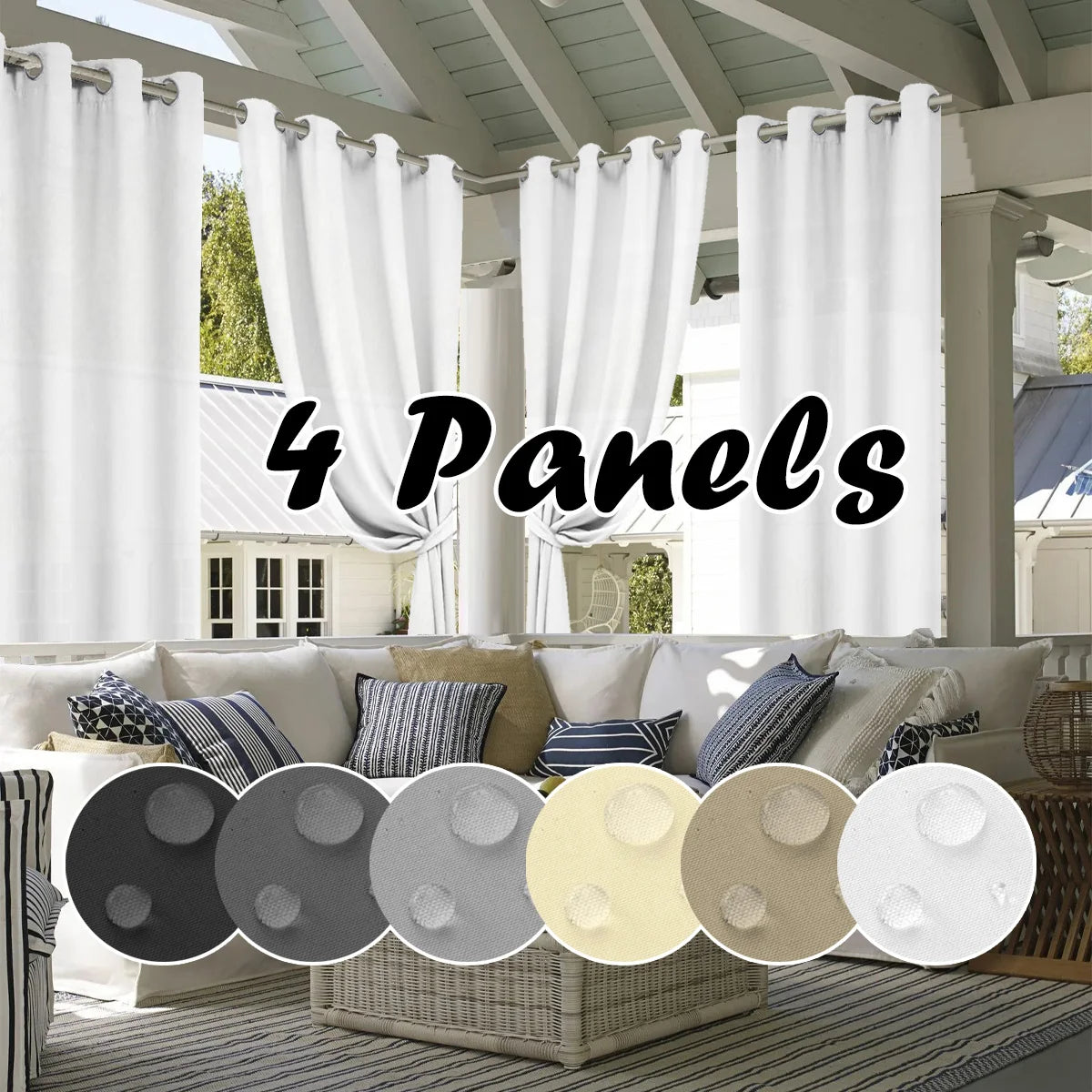Waterproof Privacy Outdoor Curtain