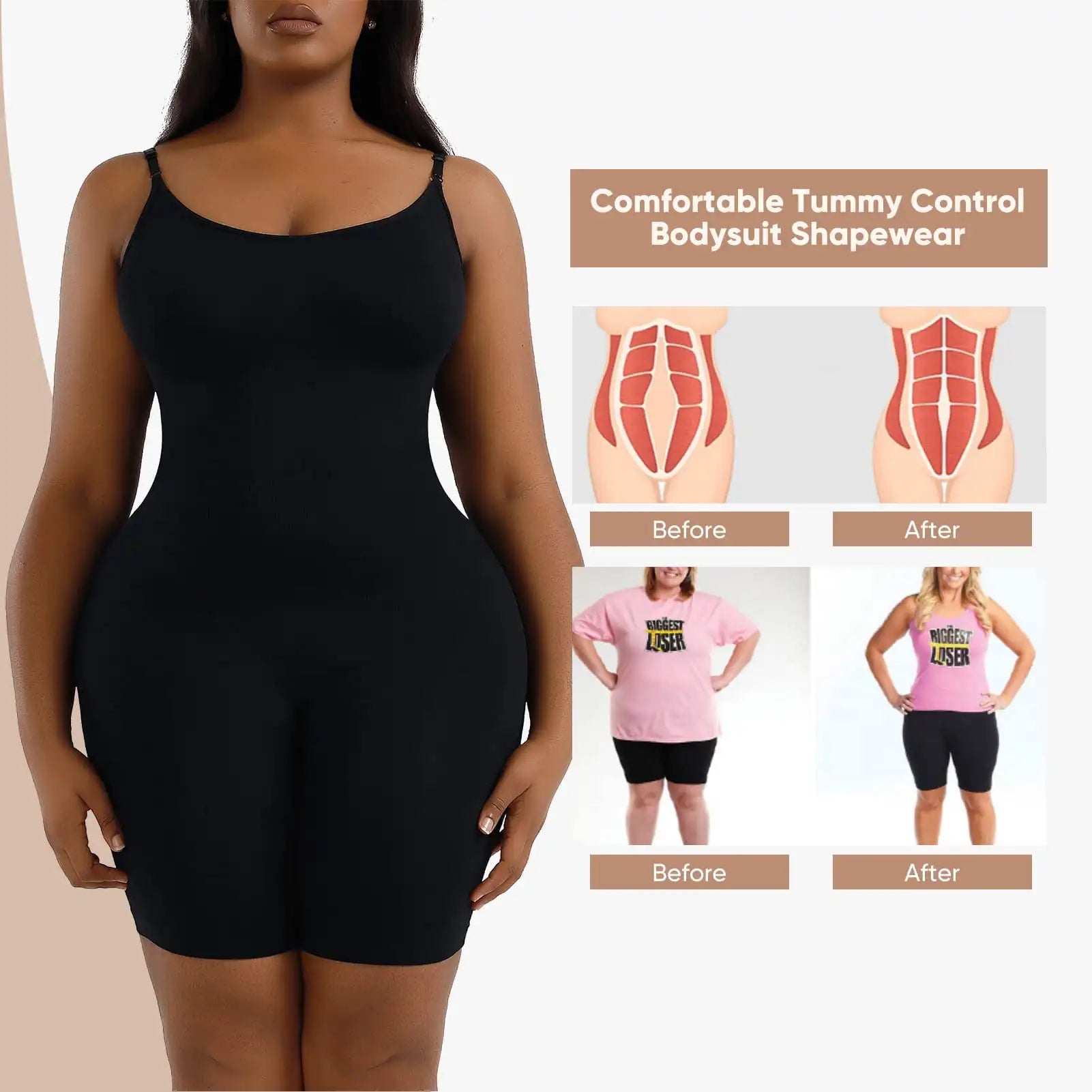Seamless Shapewear Tummy Control