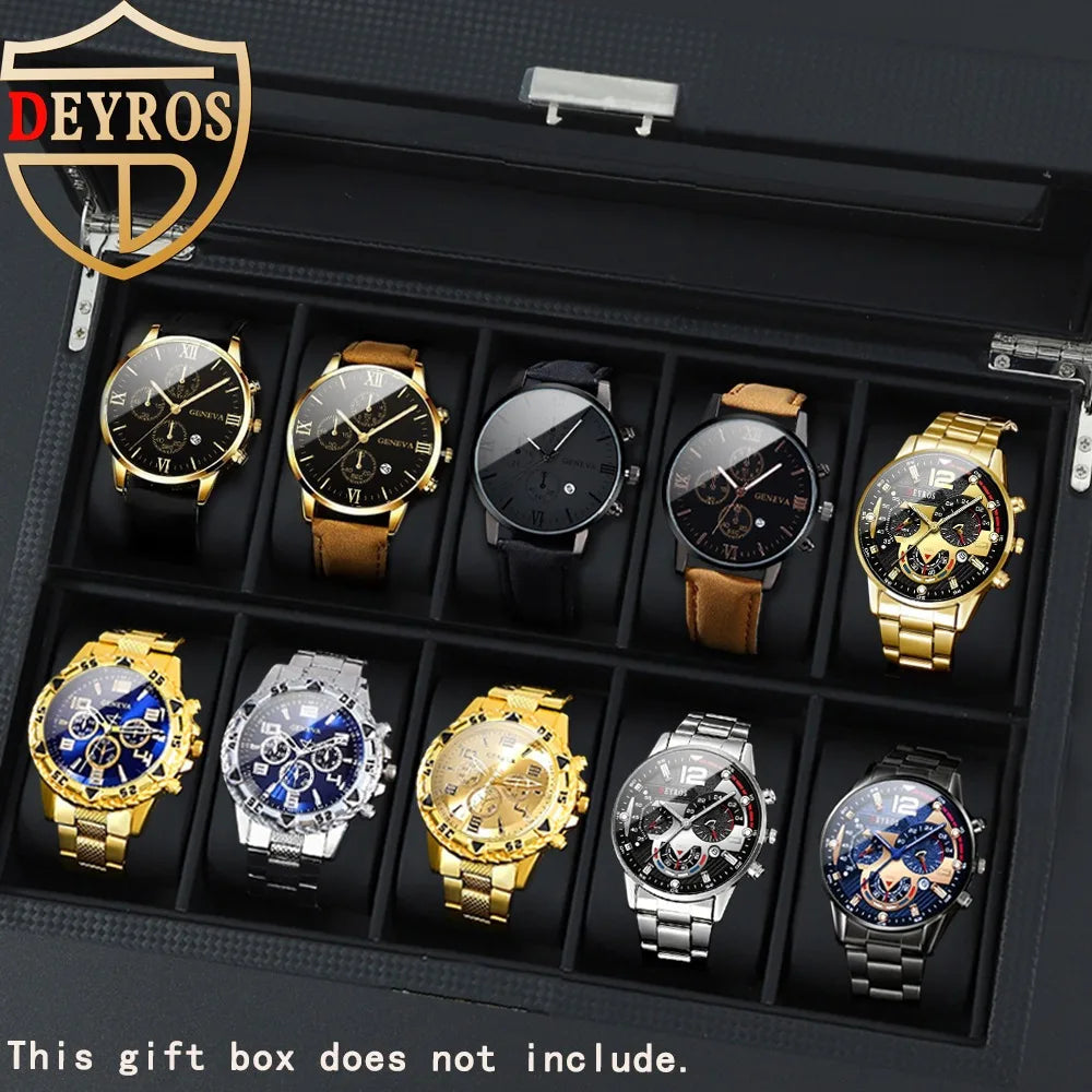 10pcs/set Men Watches Sets