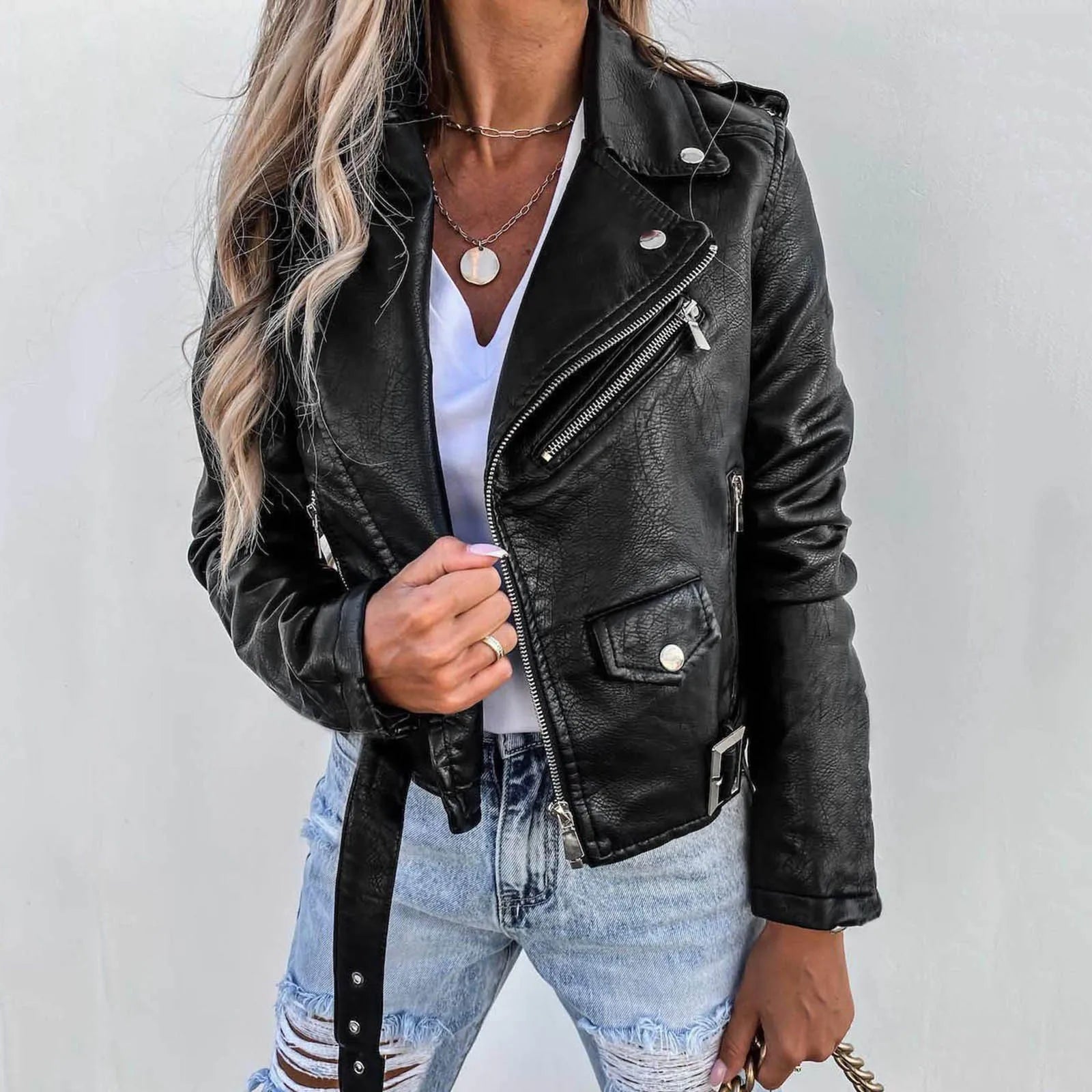 Leather Biker Jacket