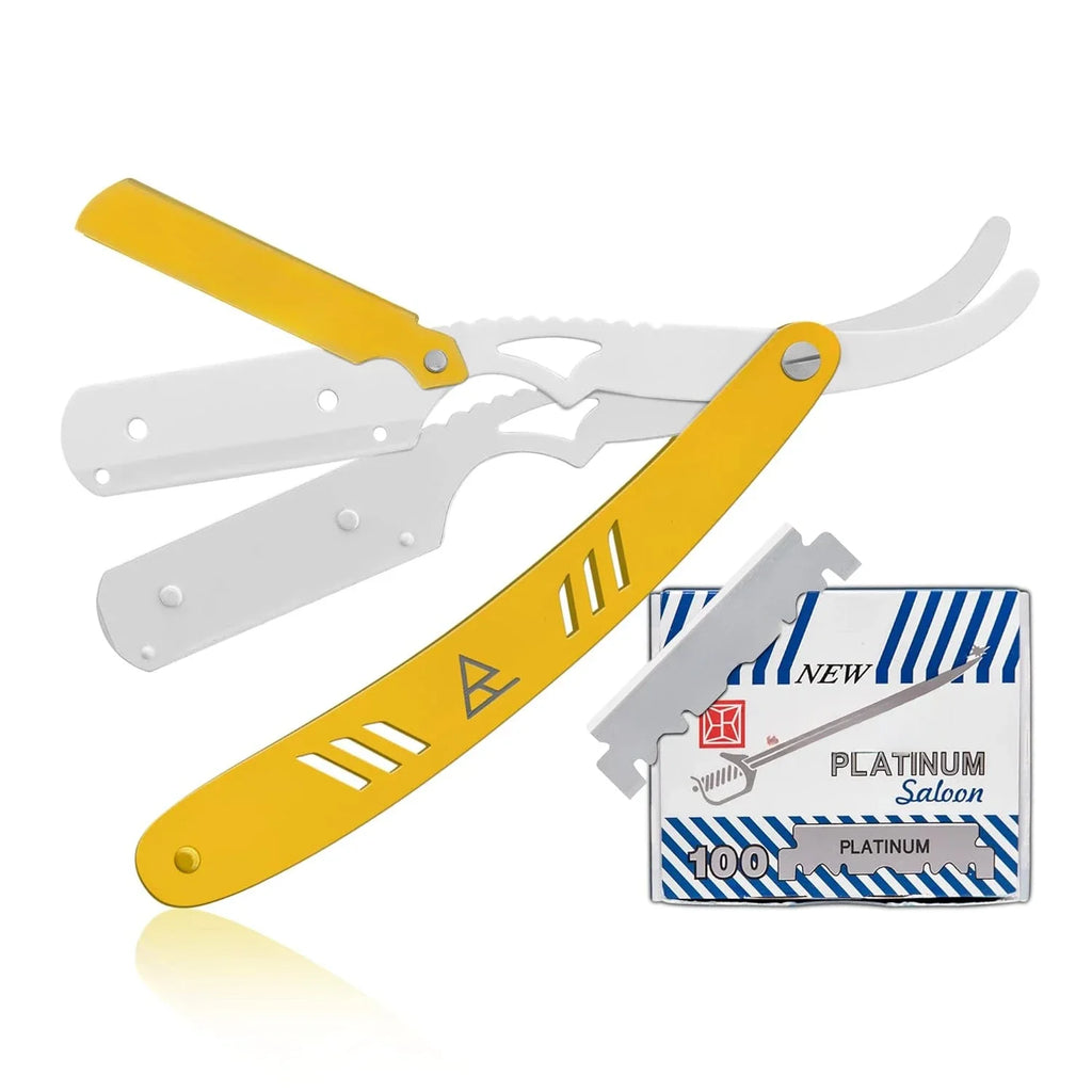 Professional Barber Razor w  /100 Single Edge Blades