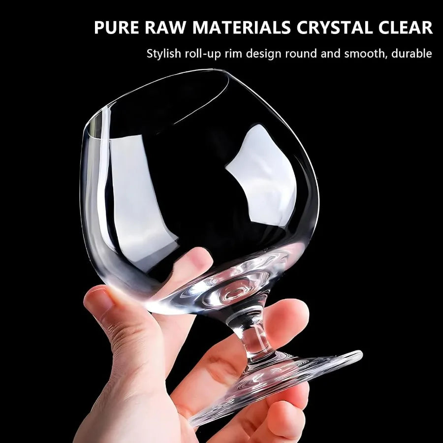 Crystal Snifter Glasses for Bourbon