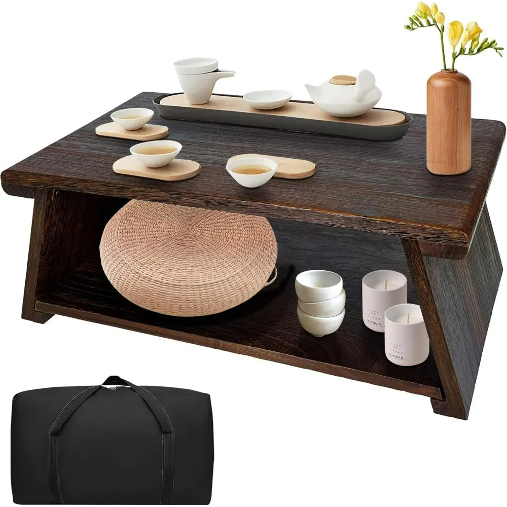 Low Meditation Table for Sitting