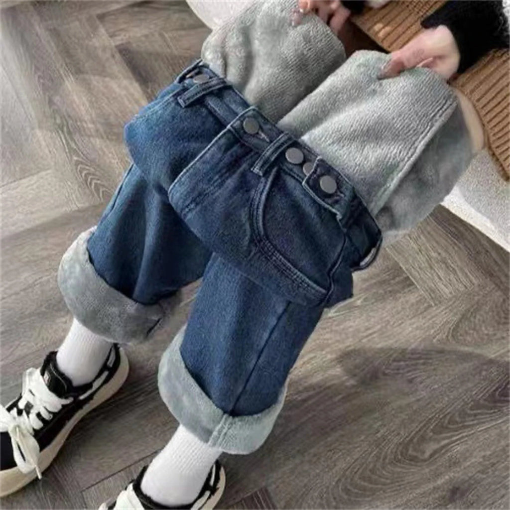Retro Straight Leg Jeans