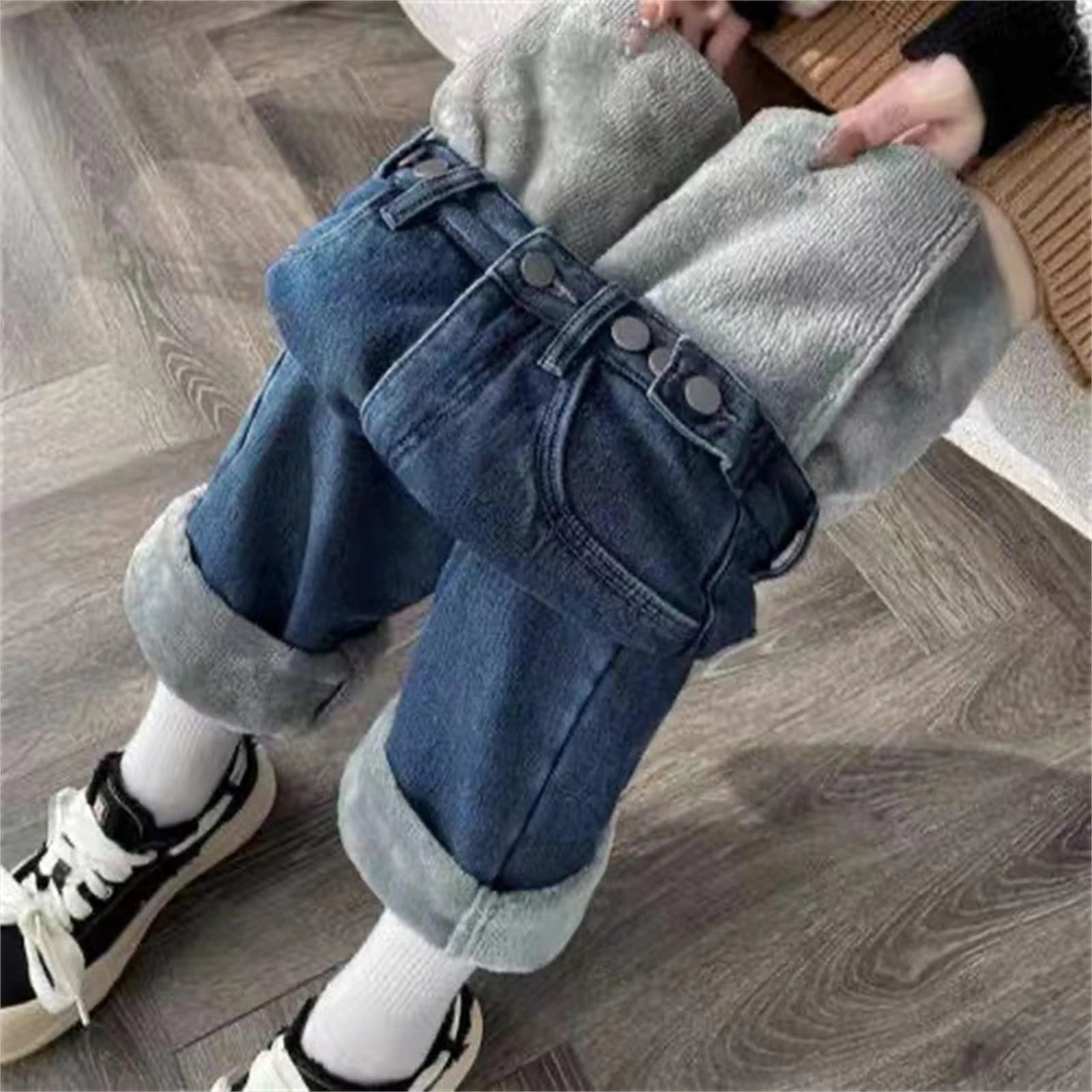 Retro Straight Leg Jeans