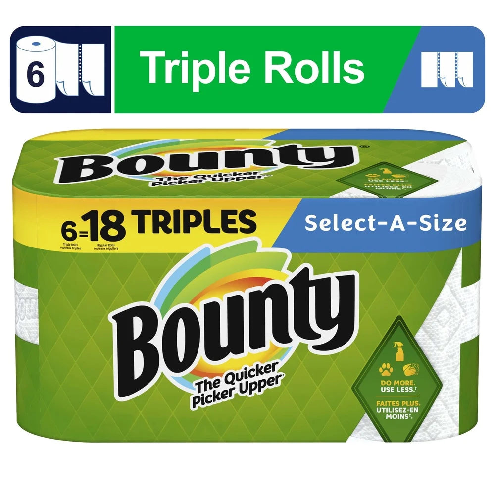 6 Triple Rolls Super Absorbent
