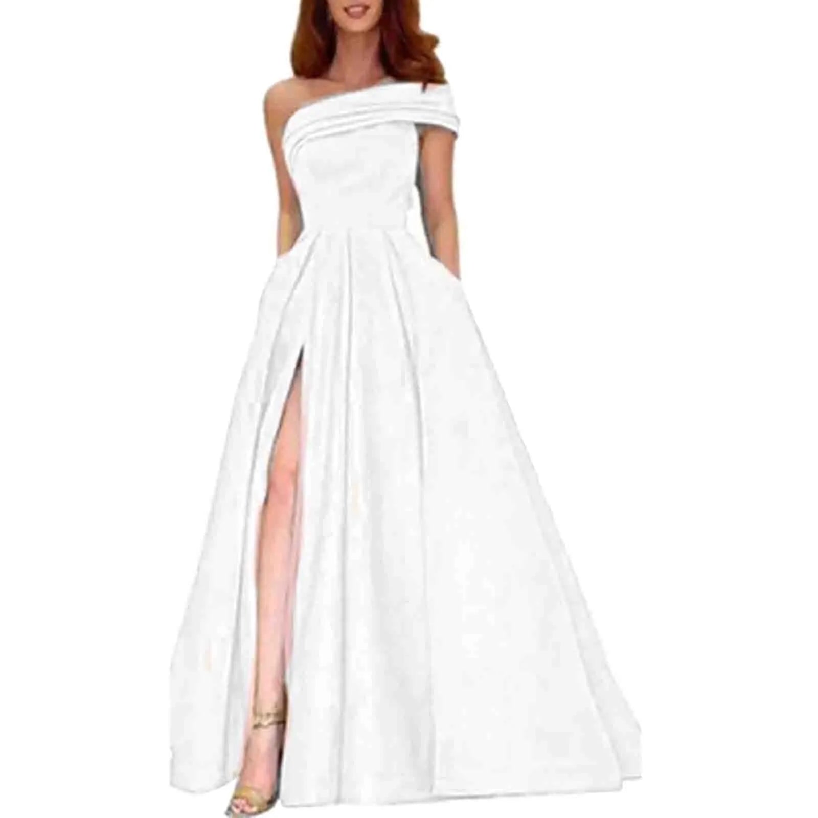 Satin Evening Gown
