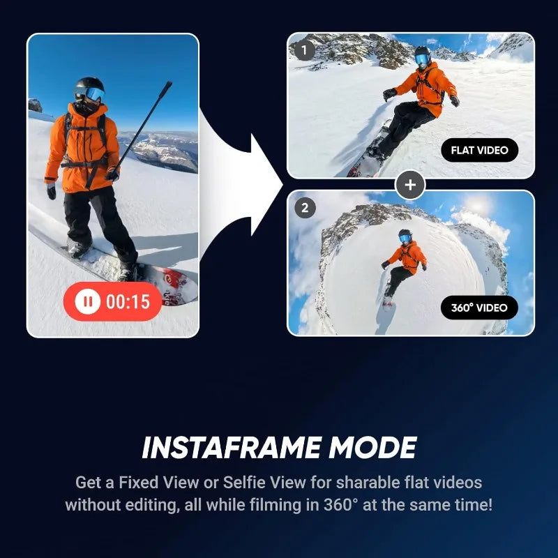 X5 - Waterproof 8K 360° Action Camera