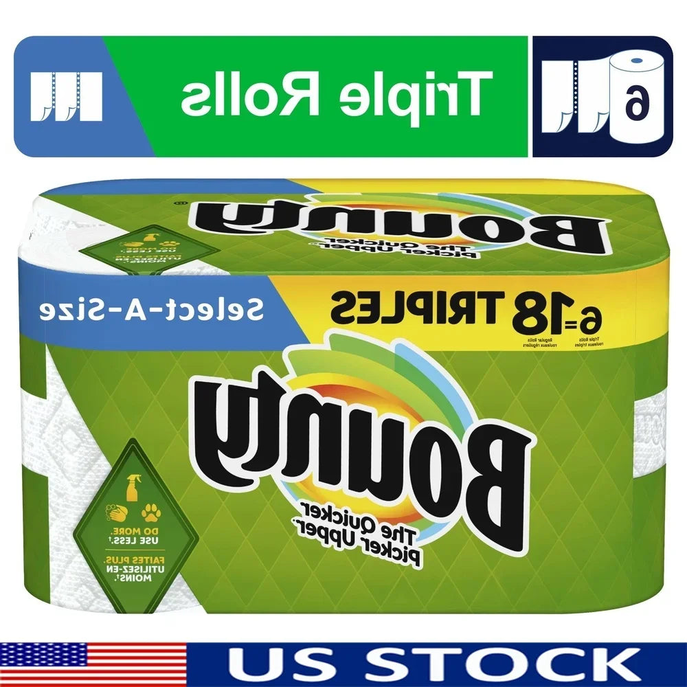 6 Triple Rolls Super Absorbent