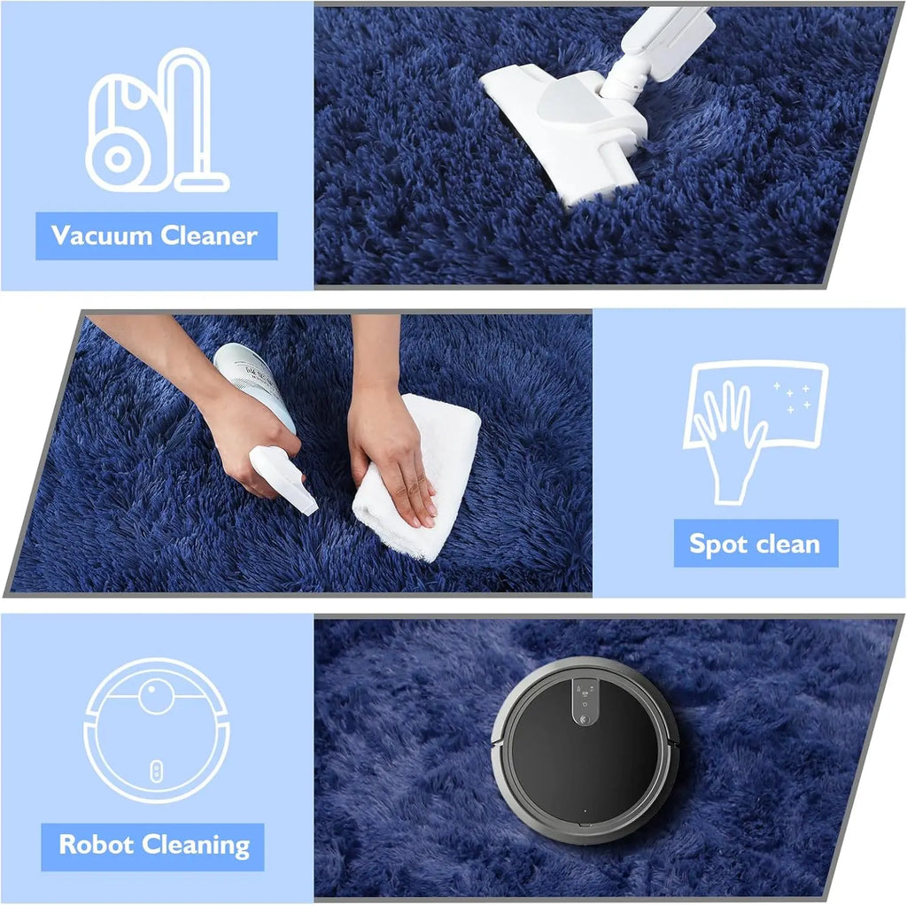8x10 Fluffy Shag Area Rug
