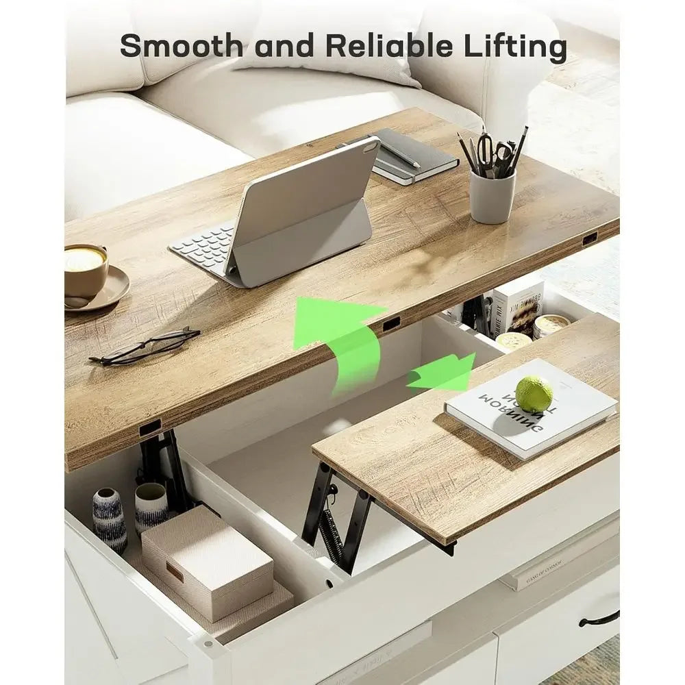 Multi-Functional 40 Coffee Table with Storage