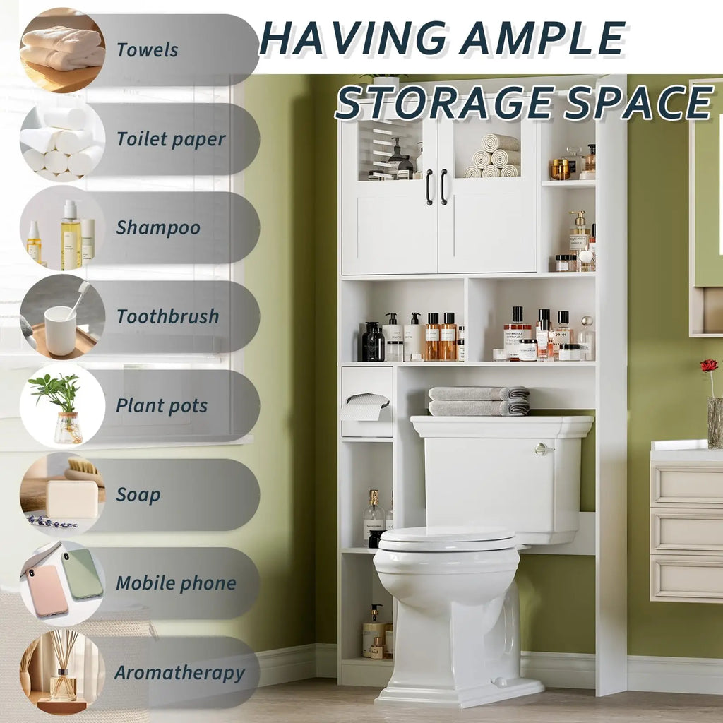 Bathroom cabinet over toilet