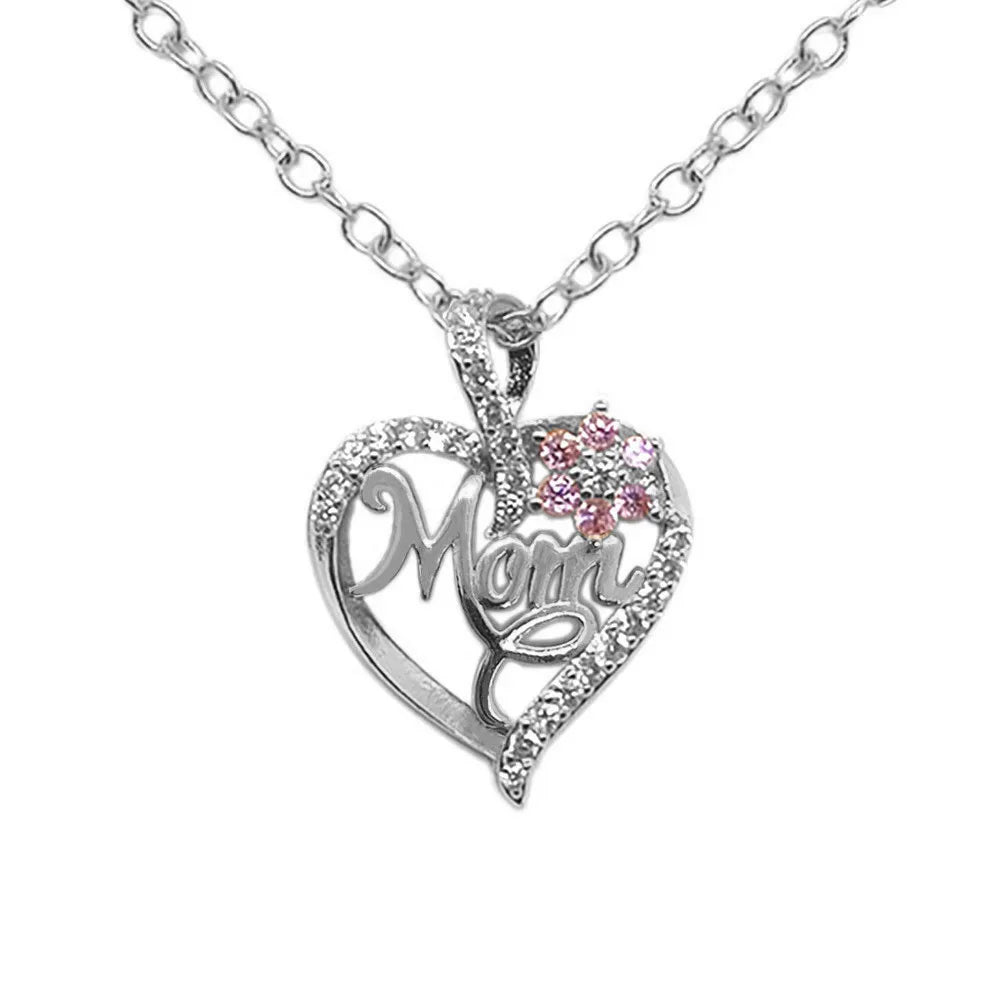 Mom Heart Necklace