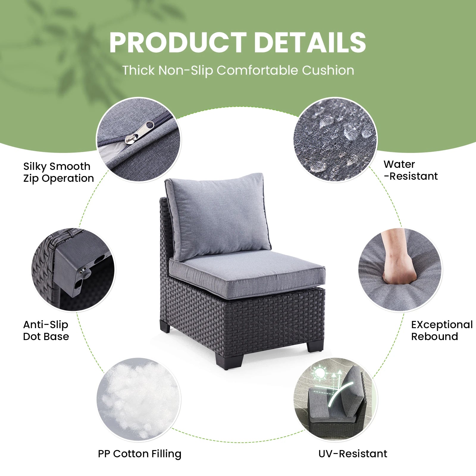 Patio Sectional Sofa Set