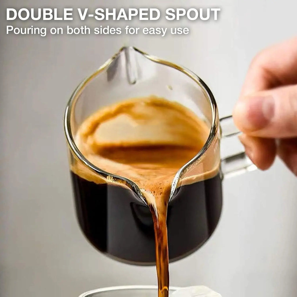 Clear Glass Espresso 4 oz  Cups  of Two