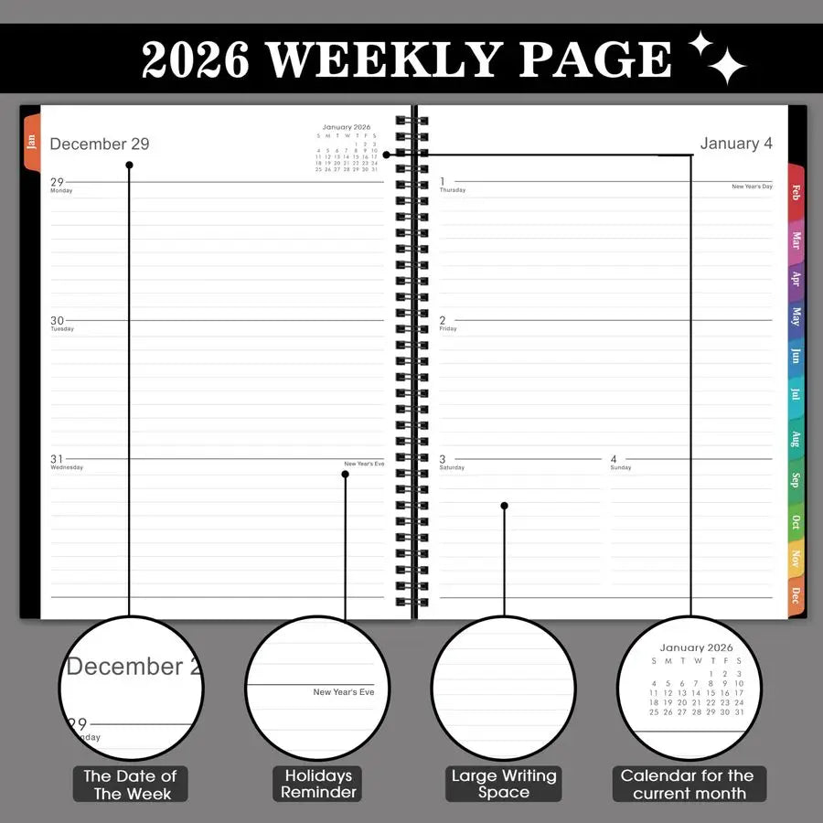 Planner For Everyday Jan - Dec 2026,