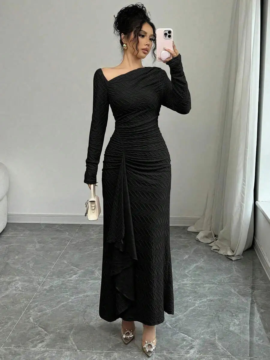 Long Sleeve  Maxi Dress