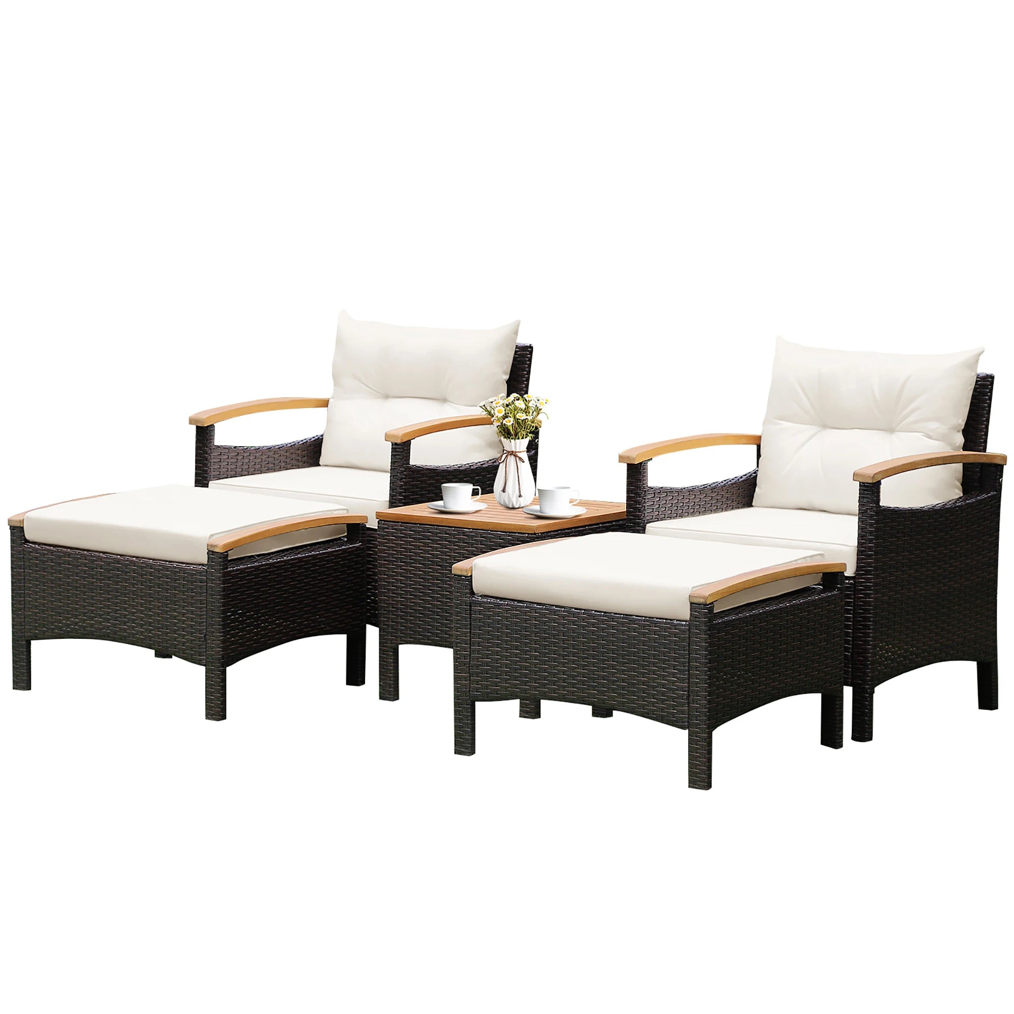 Poolside Table & Chairs Set