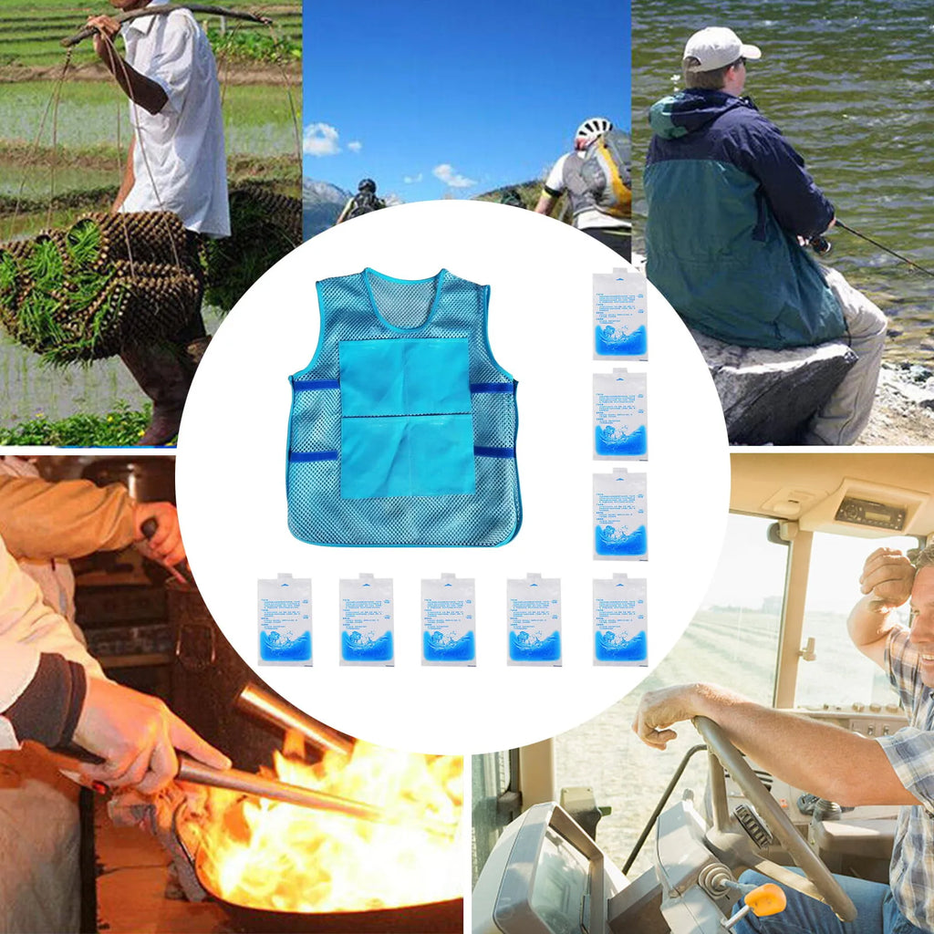 Ice Pack Cooling Vest