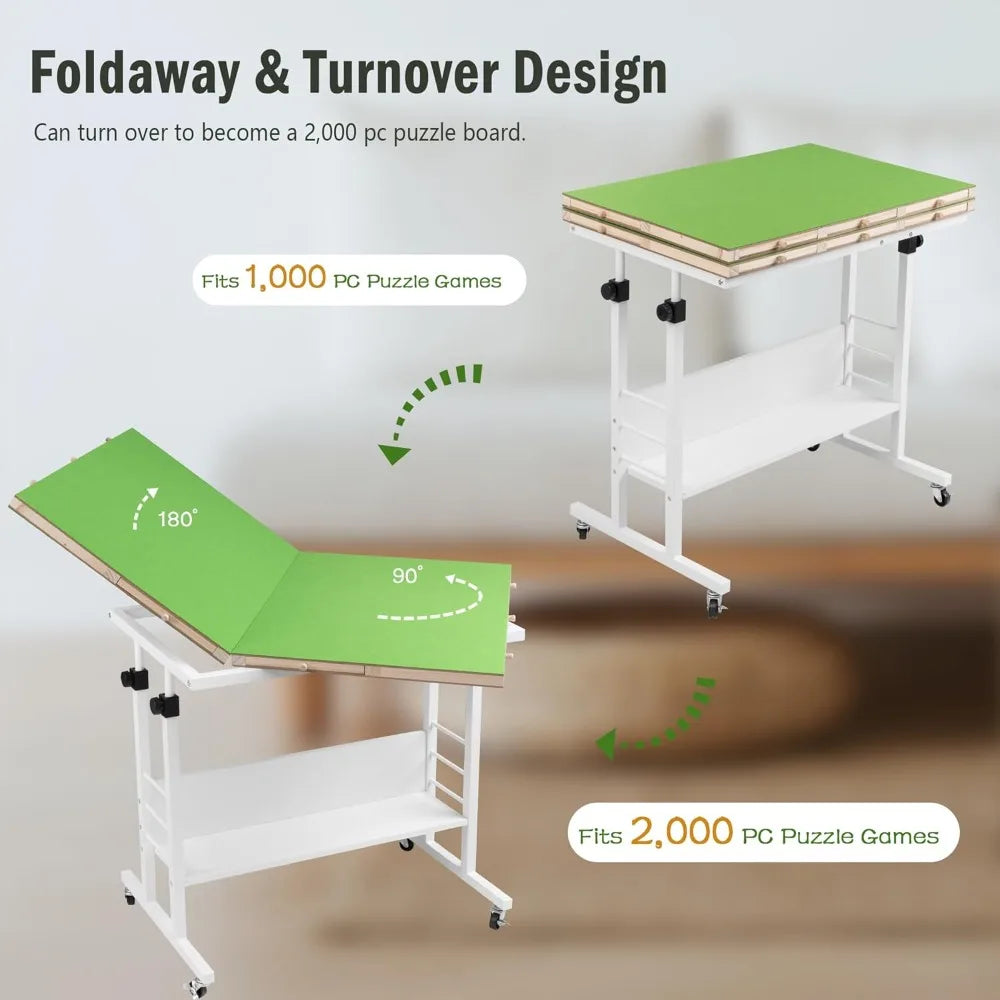 Foldable 2000 Piece Jigsaw Puzzle Table