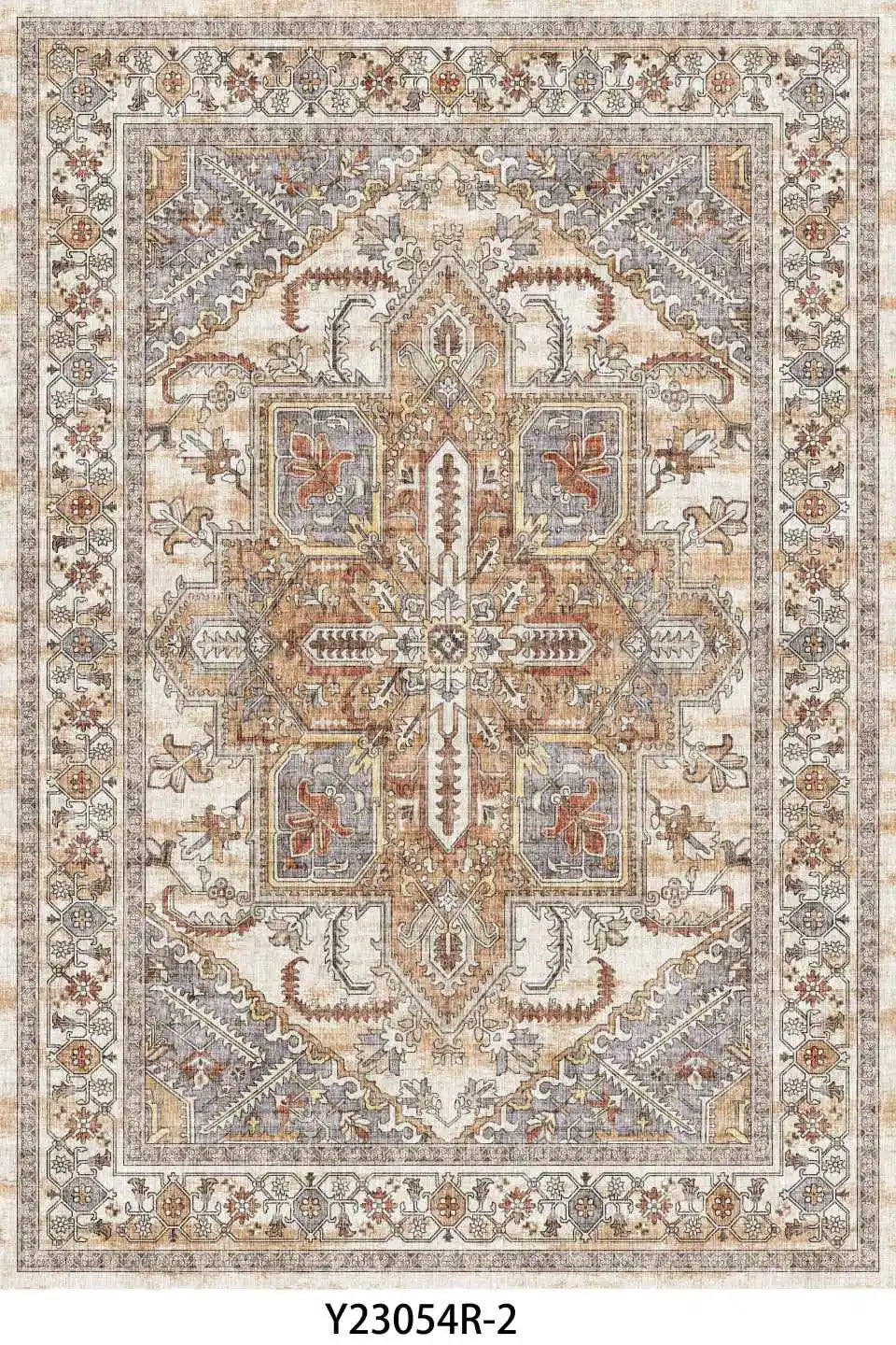 Vintage Floor Washable Area Rug