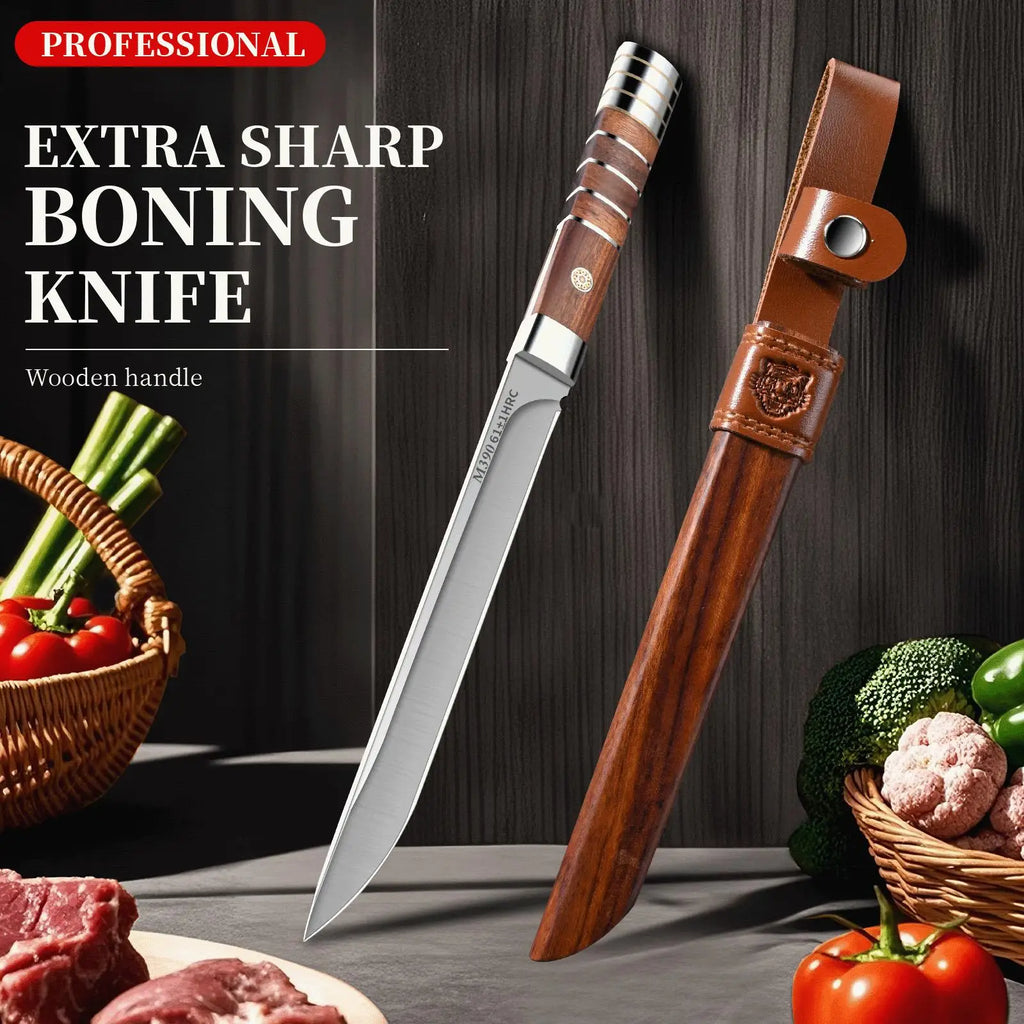 Extra Sharp Boning Knife w / Sheath