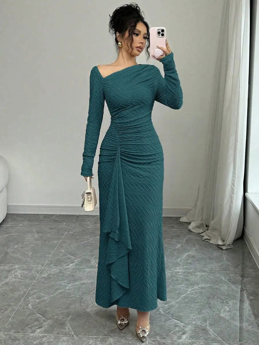 Long Sleeve  Maxi Dress