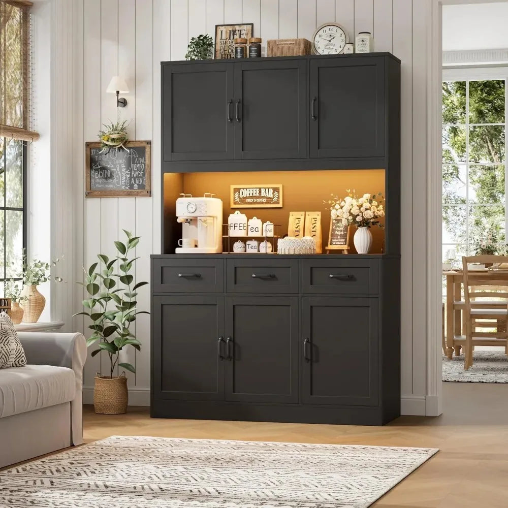 72" Tall  Cabinet with LED Lights