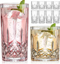 Old Fashioned 11 oz Whiskey Glasses, 8 Pieces