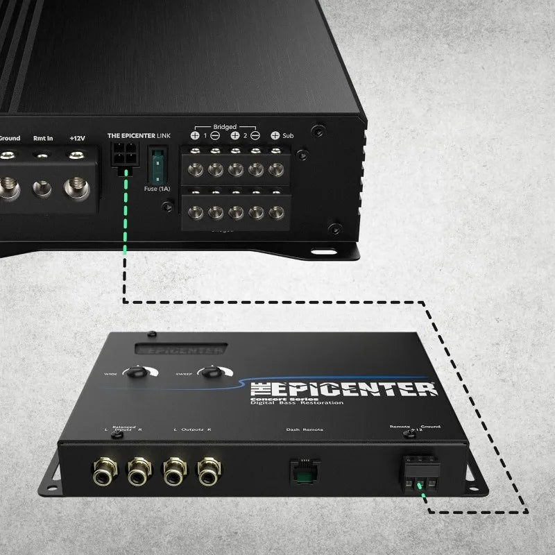 1100 Watt RMS 5-Channel Car Audio Amplifier