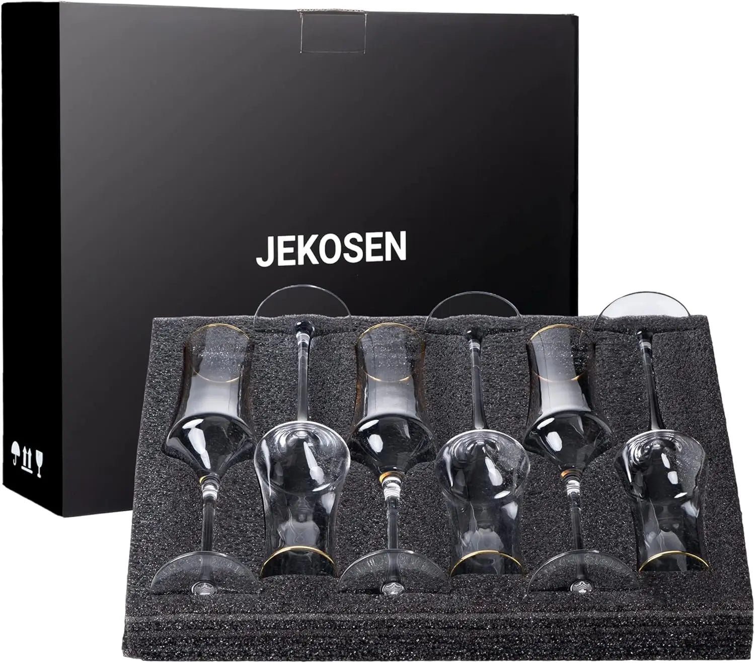 NEW Champagne Flutes Glasses 8oz Set of 6