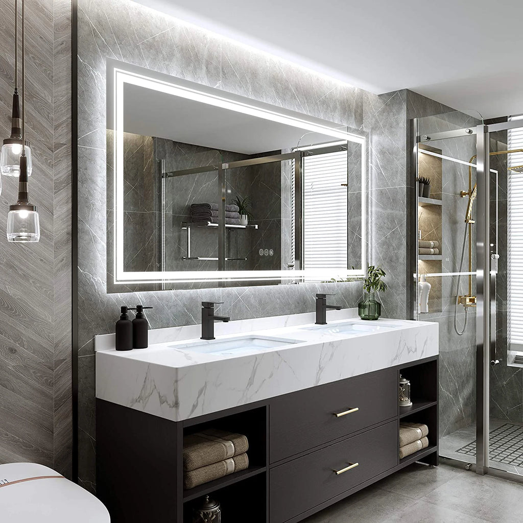 48"X24" LED Bathroom Mirror with Lights
