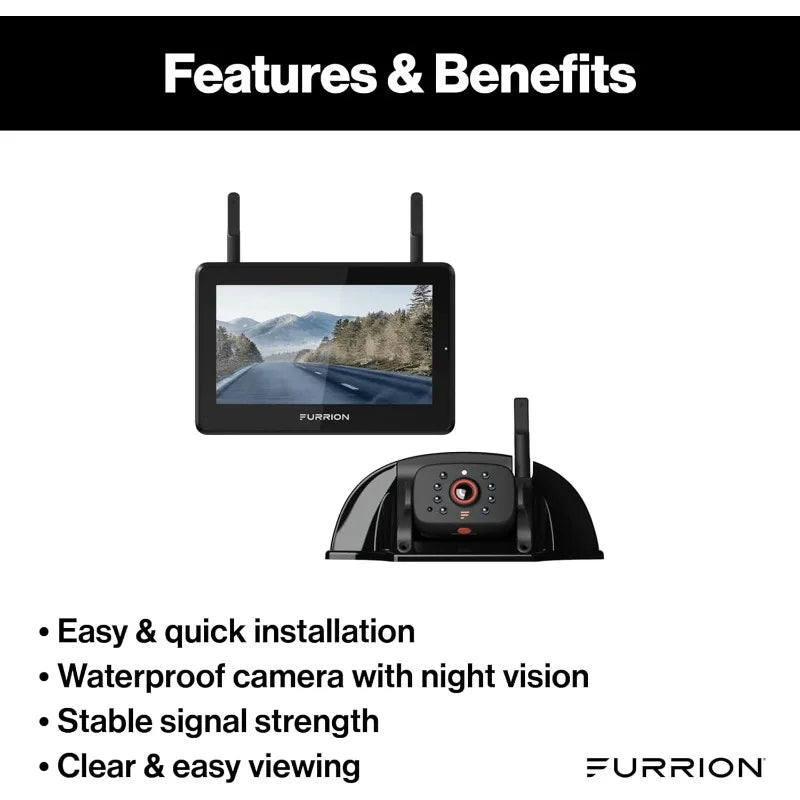 System With 7" Monitor, Infrared Night Vision