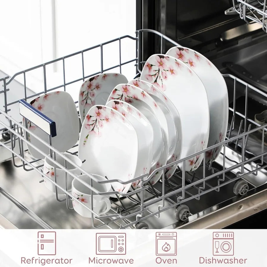 Porcelain Dinnerware for 6