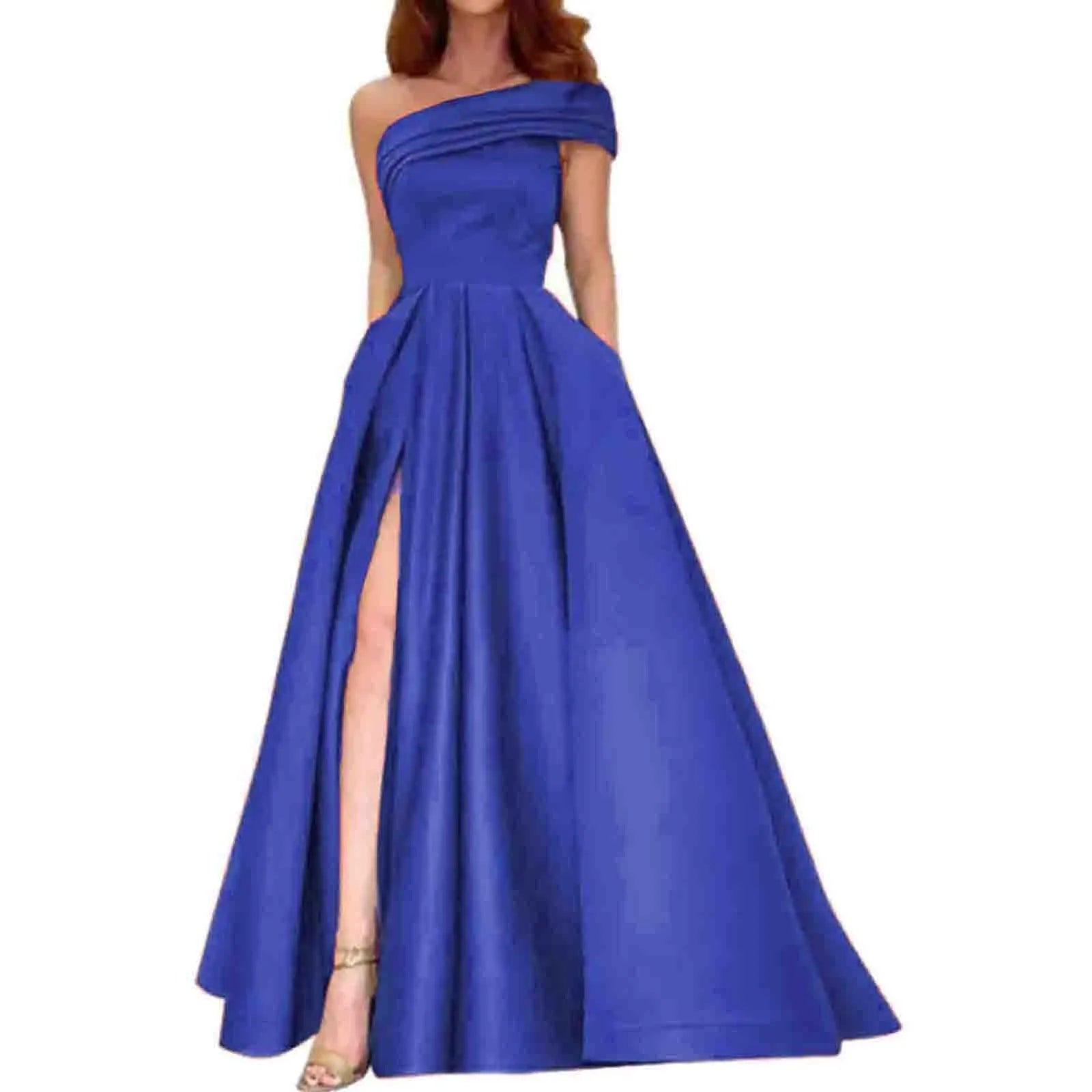 Satin Evening Gown