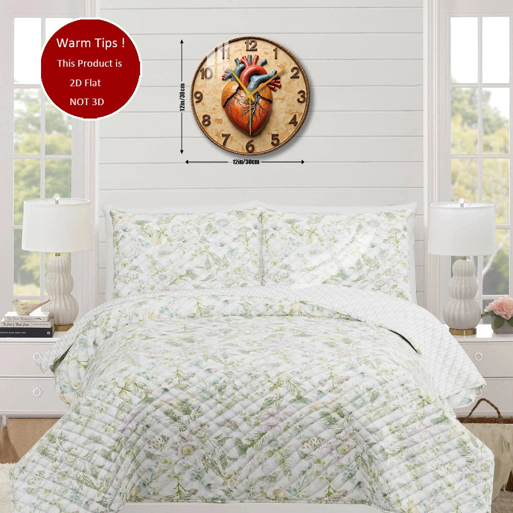 Tempered Glass Wall Clock