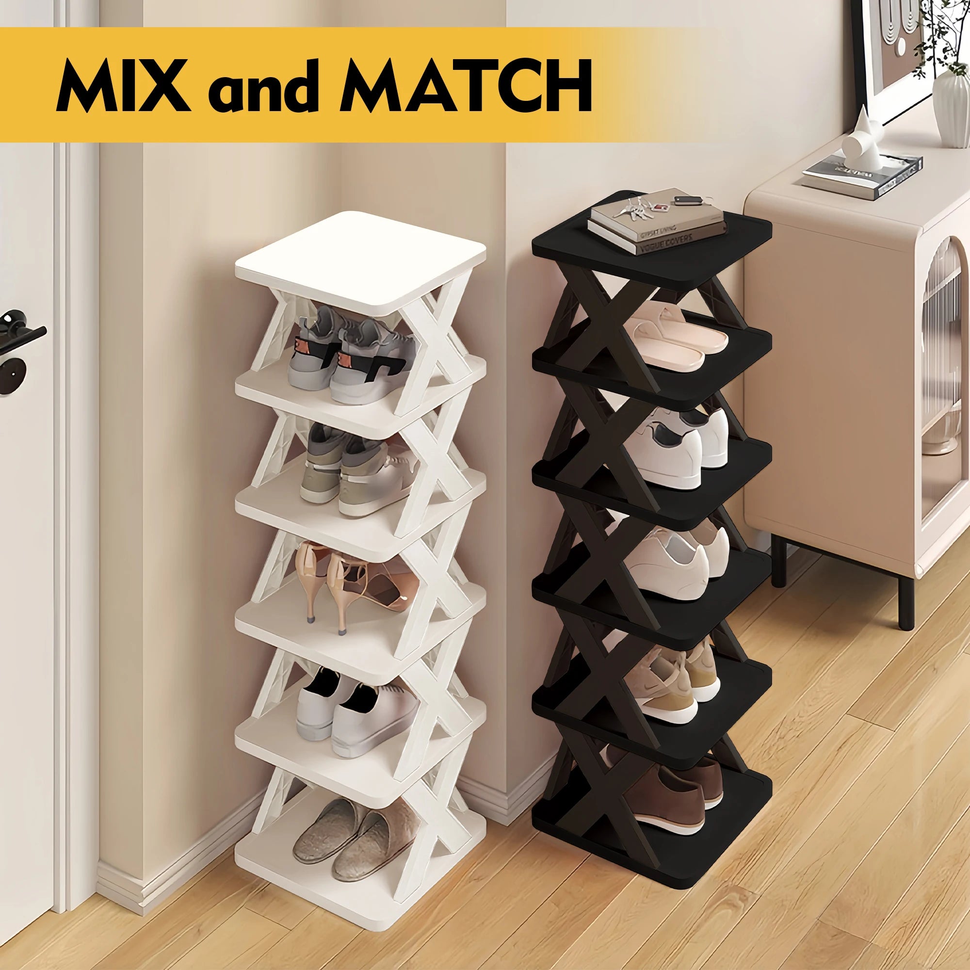 Shoe Rack Storage Organizer Detachable
