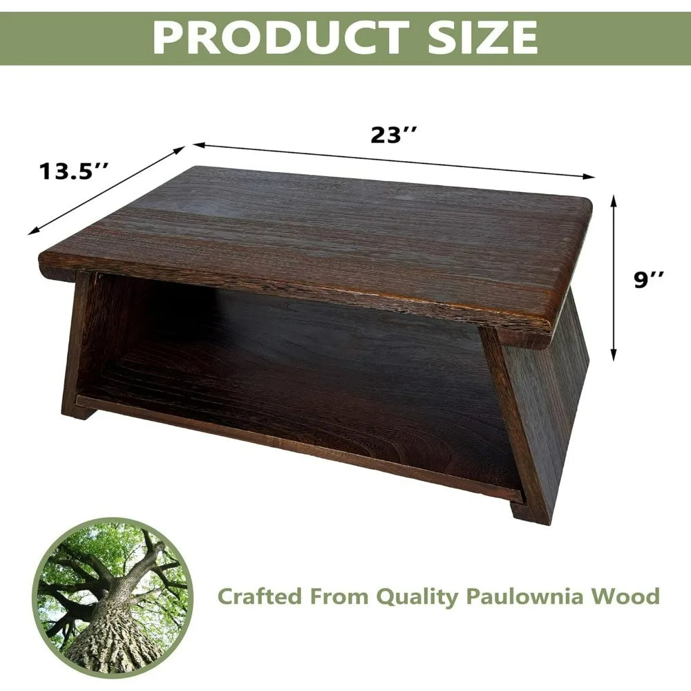 Low Meditation Table for Sitting