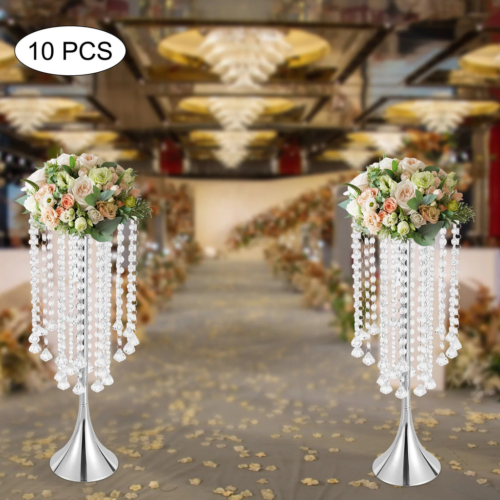 Luxurious  Crystal Flower Arrangement Vase