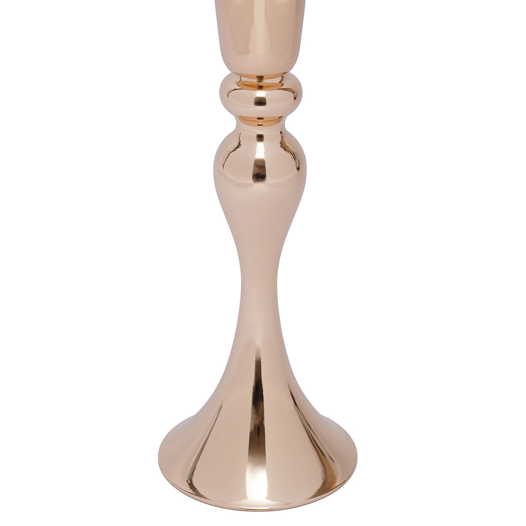 6 PCS - Gold Trumpet Vases