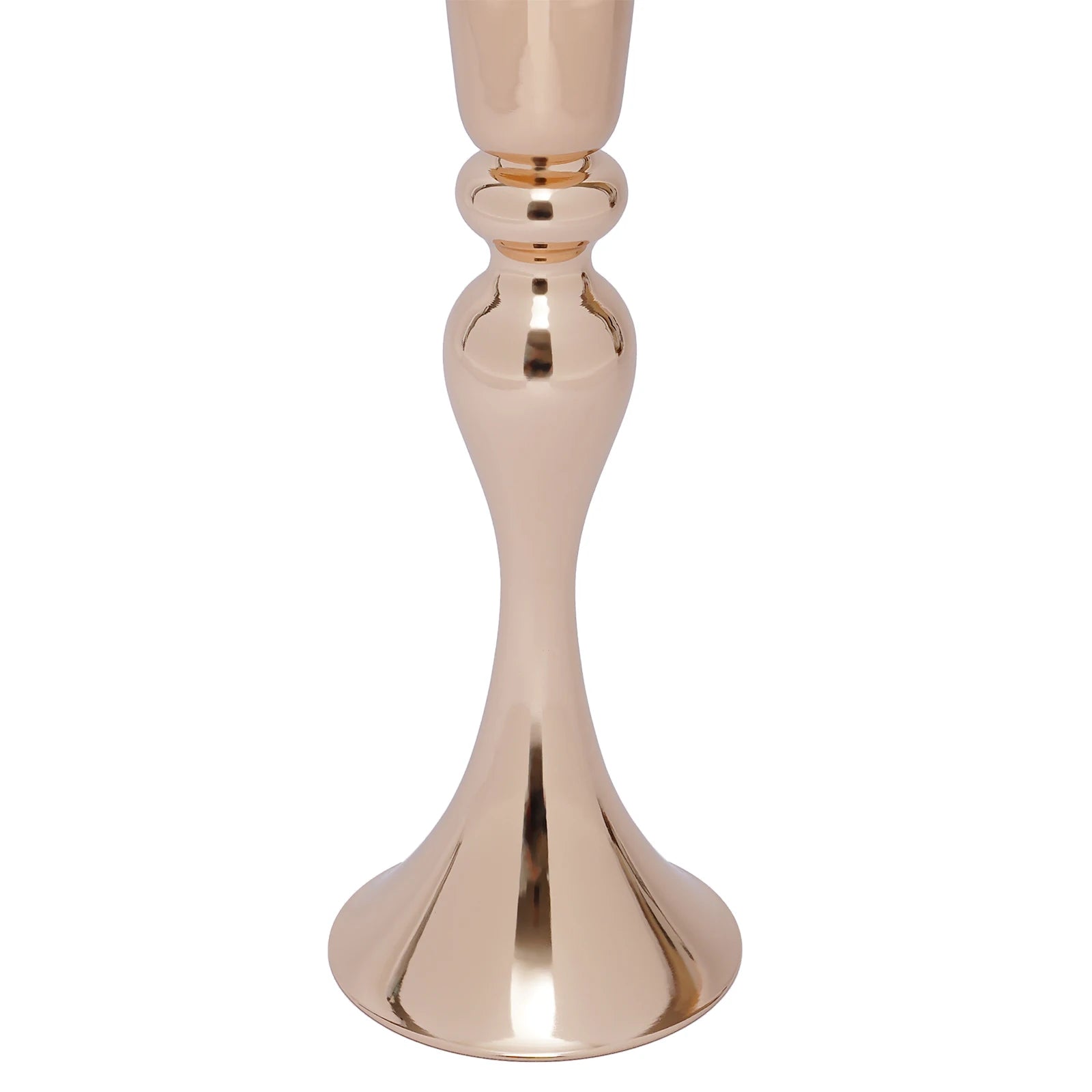 6 PCS - Gold Trumpet Vases