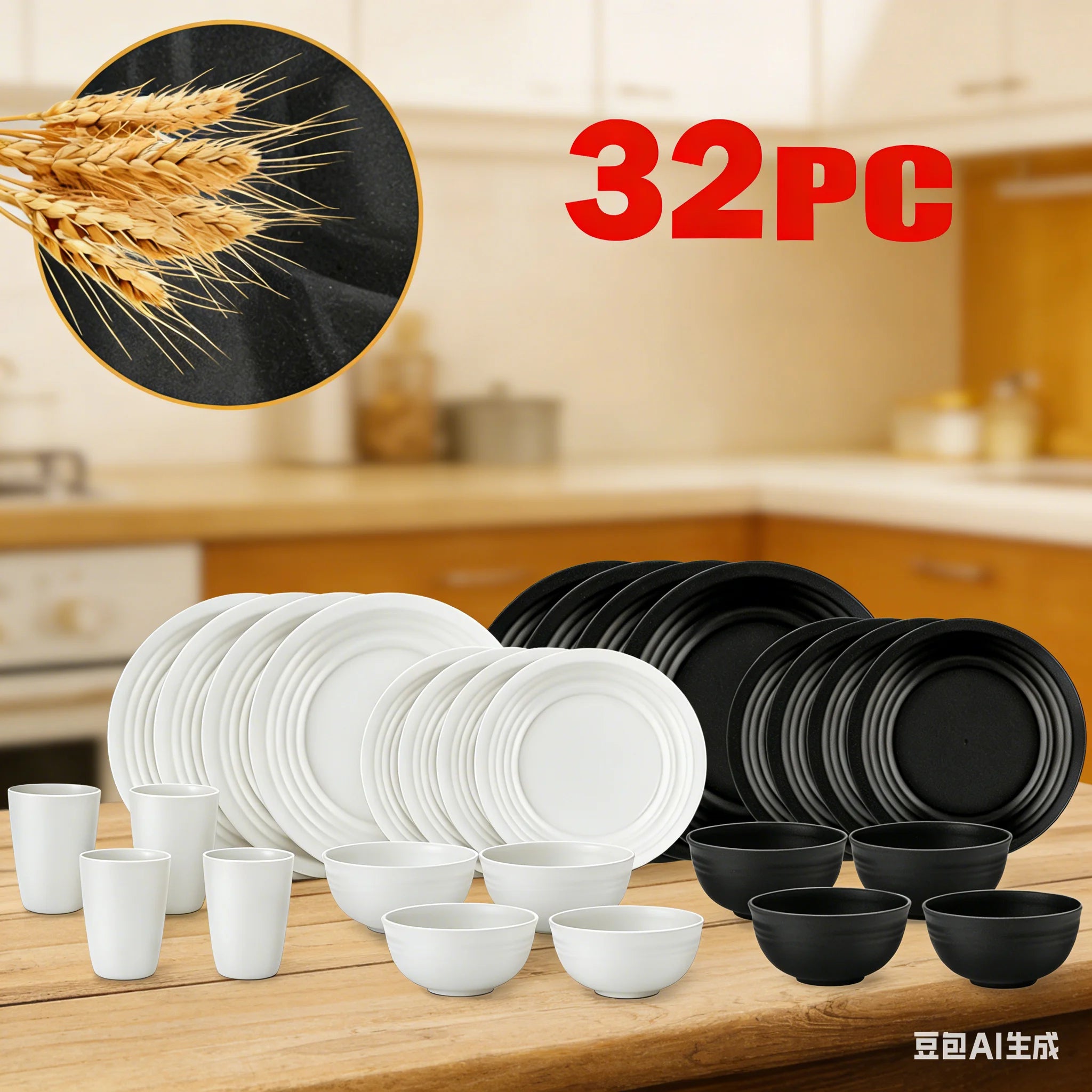 32-Piece Dinnerware Set