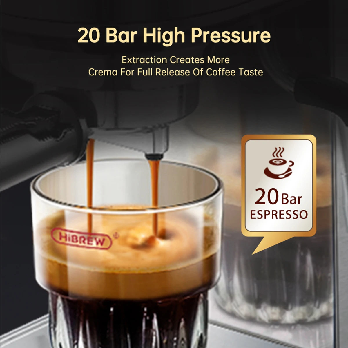 Hibrew Coffee Maker 20 Bar