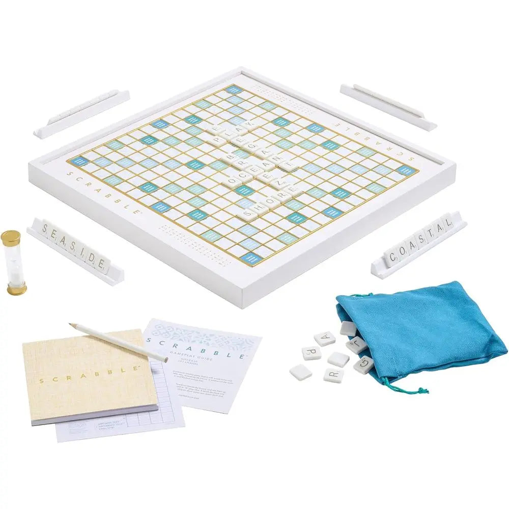 Scrabble Edition with Rotating Wooden Board