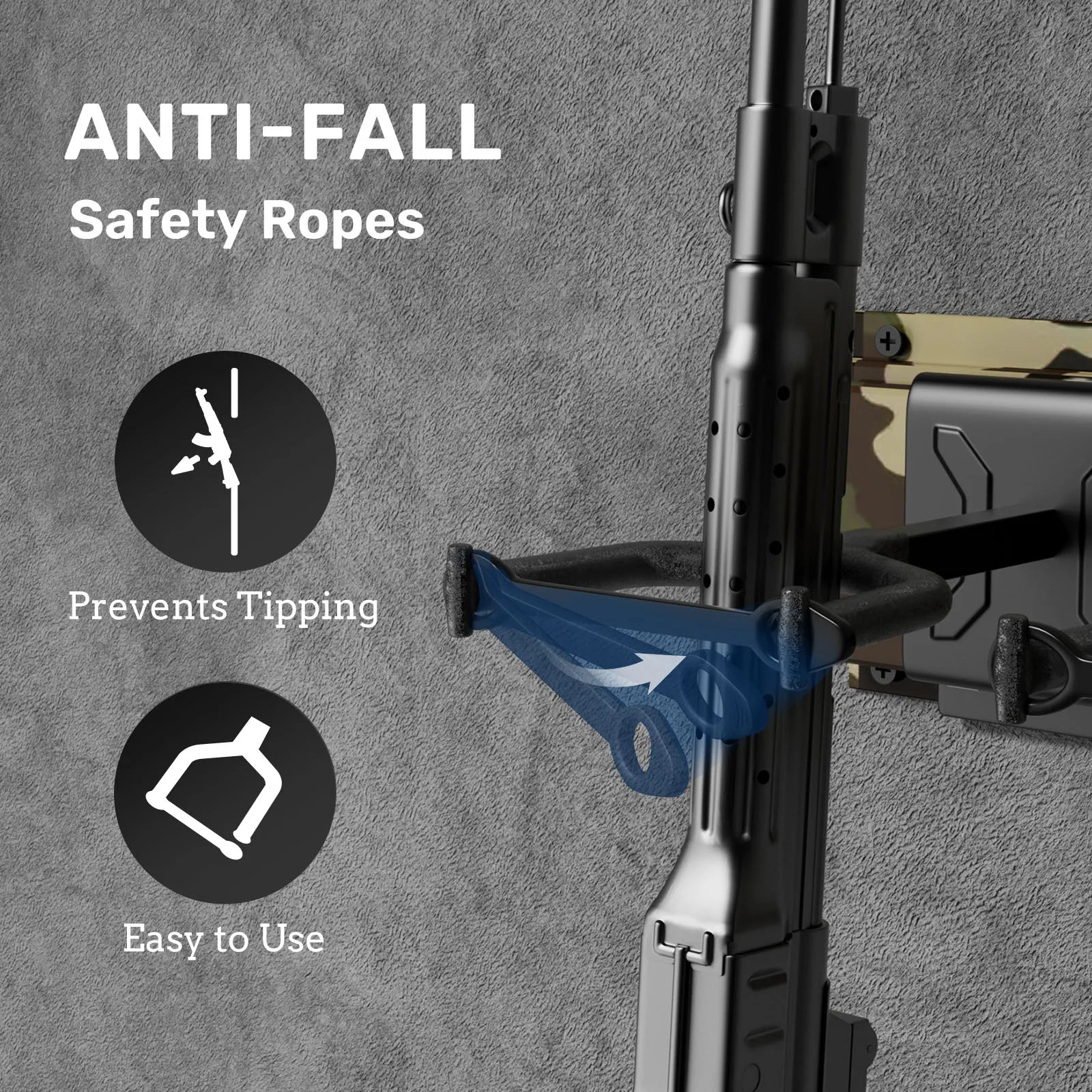 Gun Rack Heavy Duty Steel Shotgun