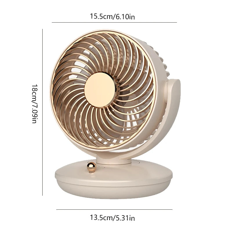 6" Desk Fan Portable USB