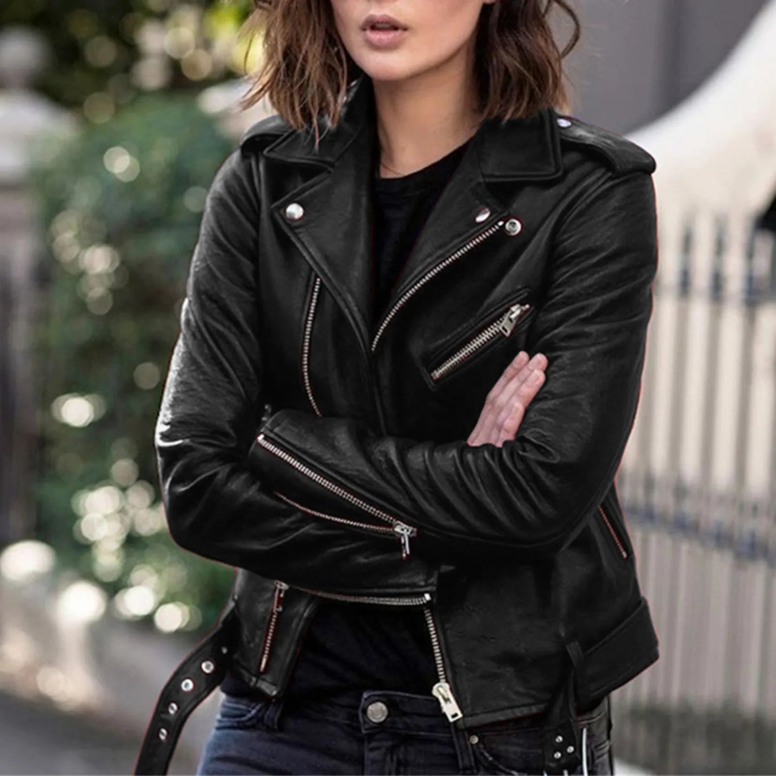 Retro Biker Jacket